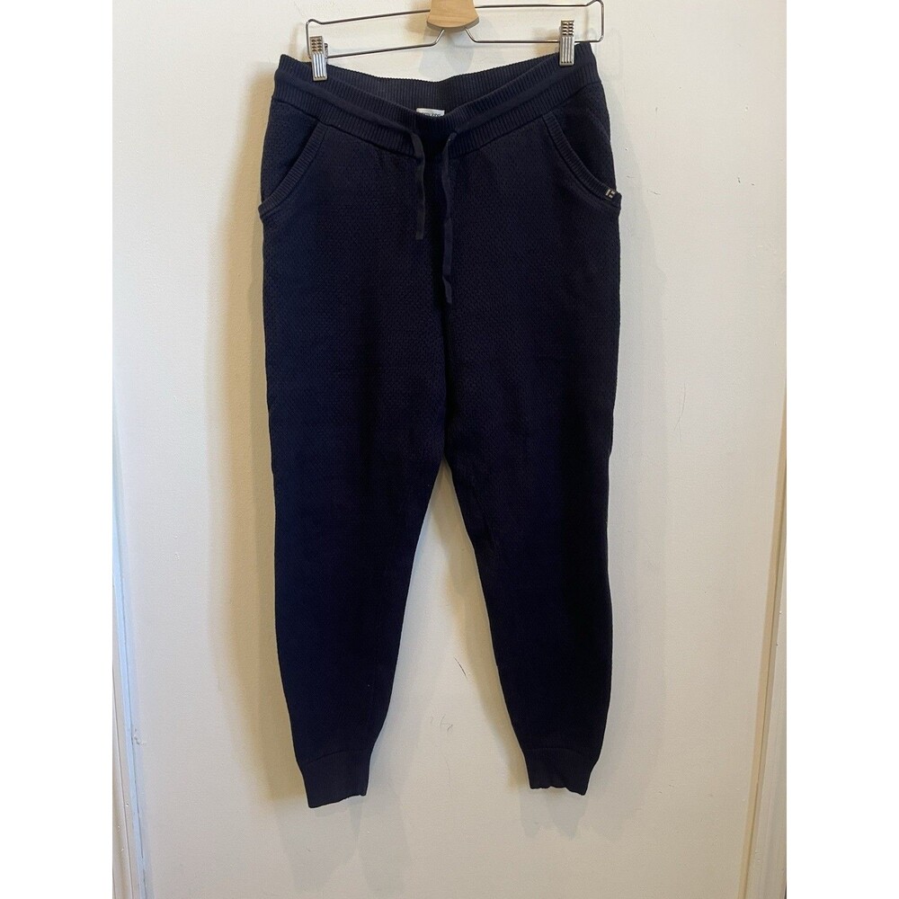Tommy John Sweater Jogger Sz L Navy Black Athleisure Loungewear